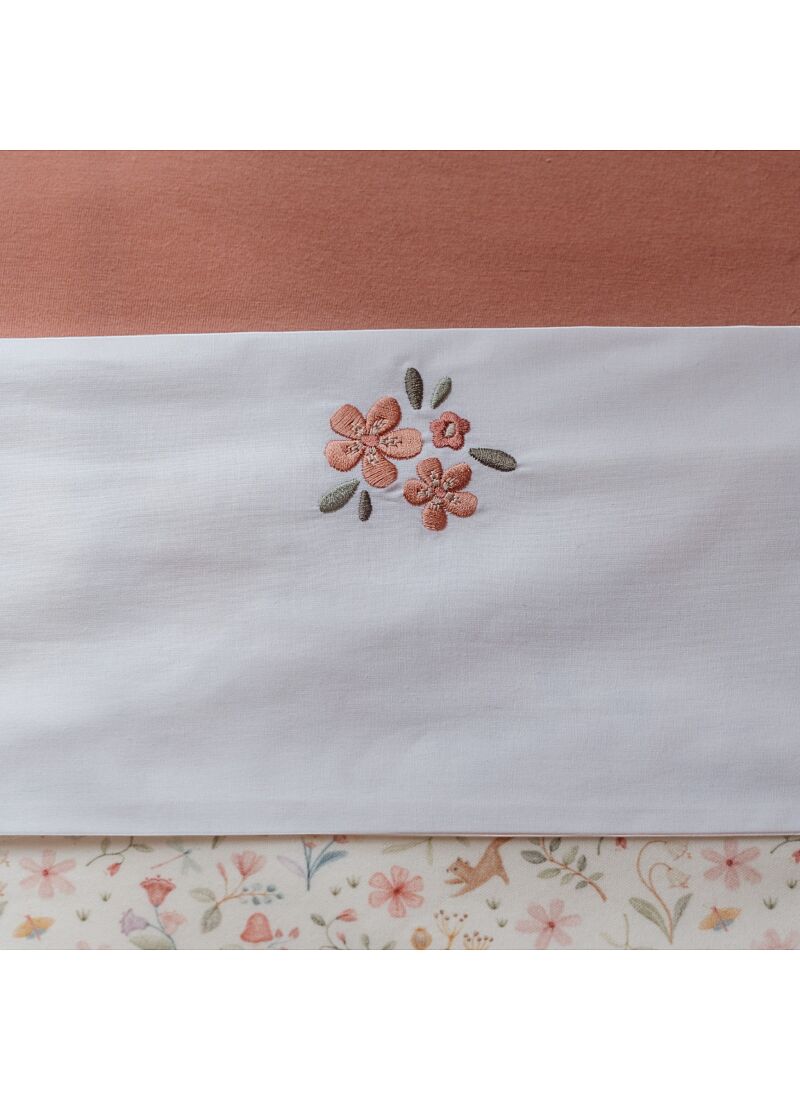CRADDLE SHEET FAIRY FLOWERS