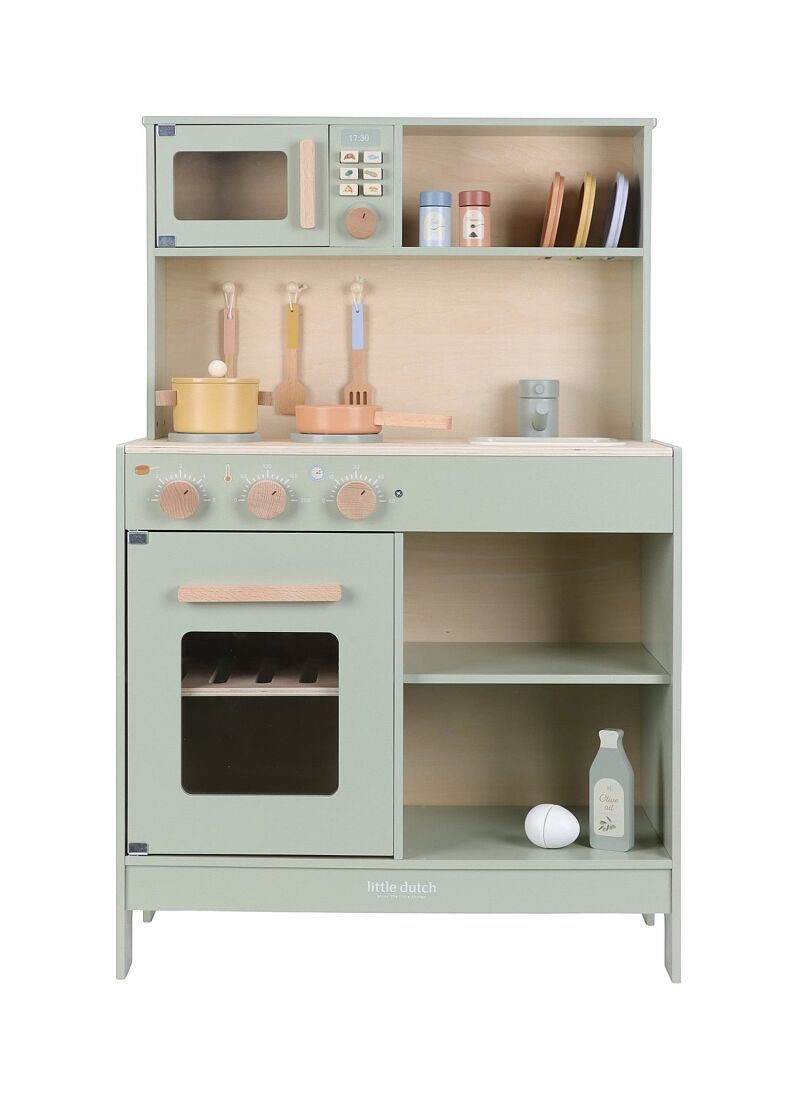 WOODEN TOY KITCHEN MINT