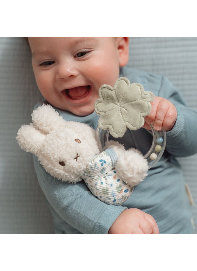 RING RATTLE MIFFY LUCKY LEAVES