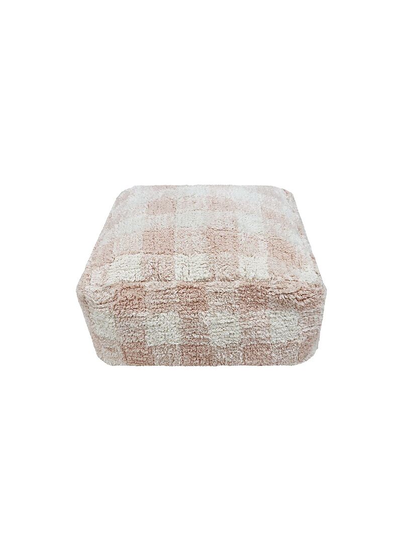 FLOOR CUSHION VICHY ROSE