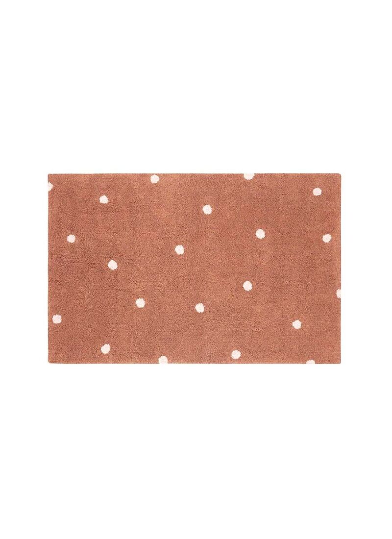 RUG MINI DOT CHESTNUT (100x150)