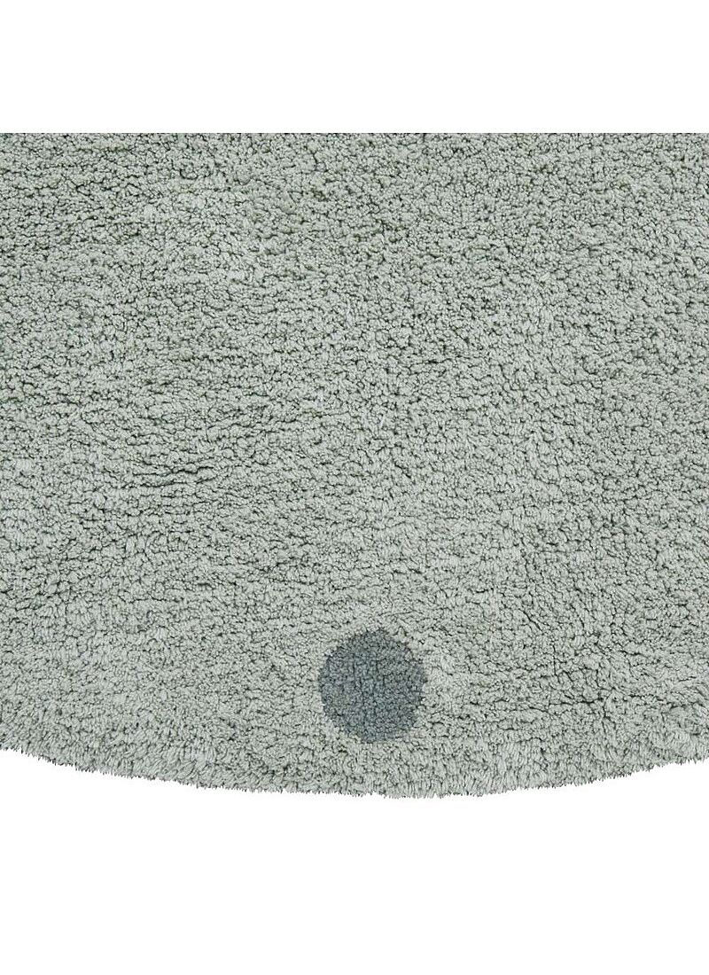 RUG ROUND DOT BLUE SAGE (140CM)