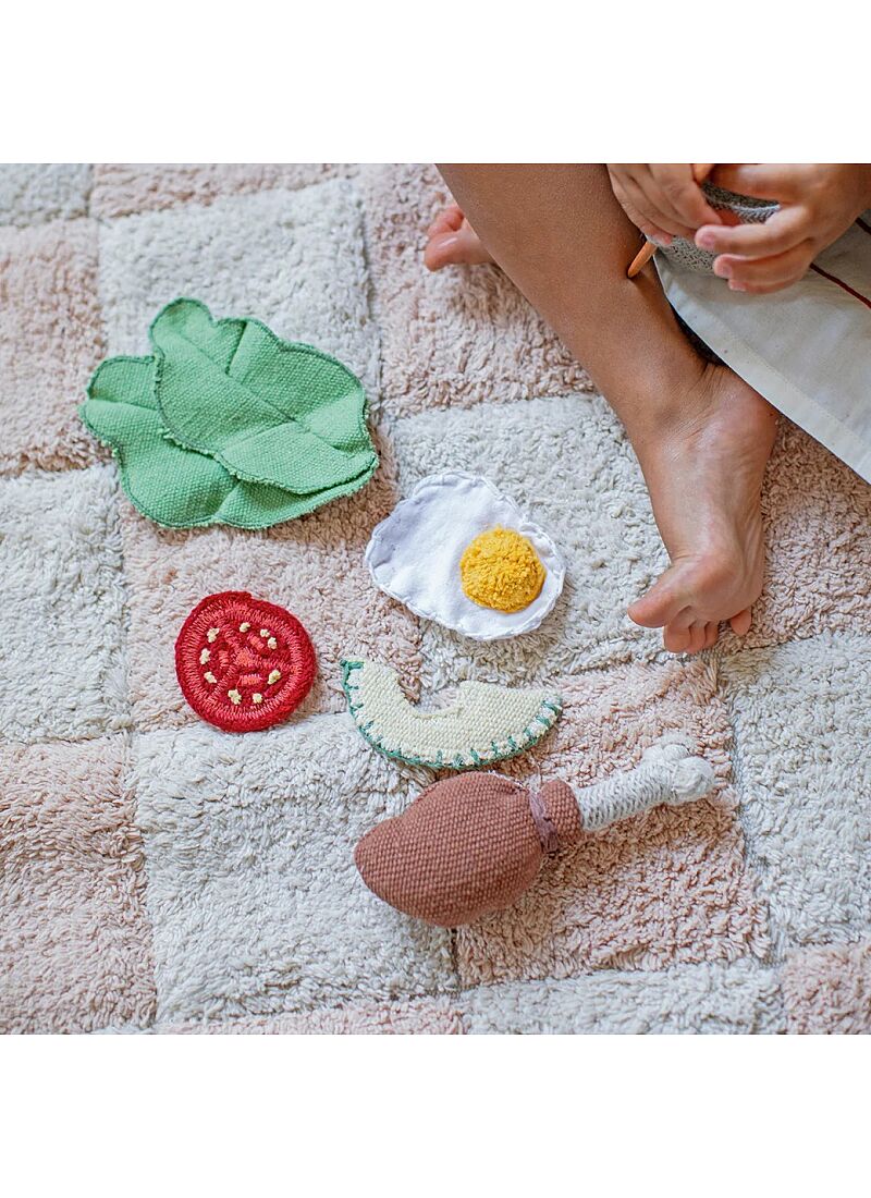 RUG KITCHEN TILES ROSE (120X160)