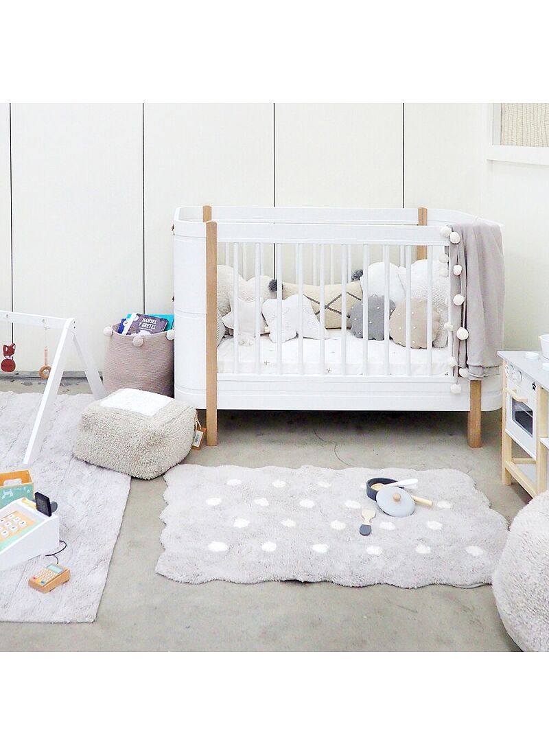 RUG MINI BISCUIT PEARL GREY