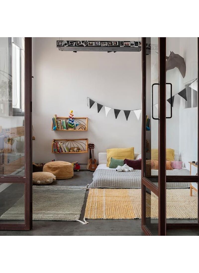 REVERSIBLE RUG TWIN AMBER (120X160)