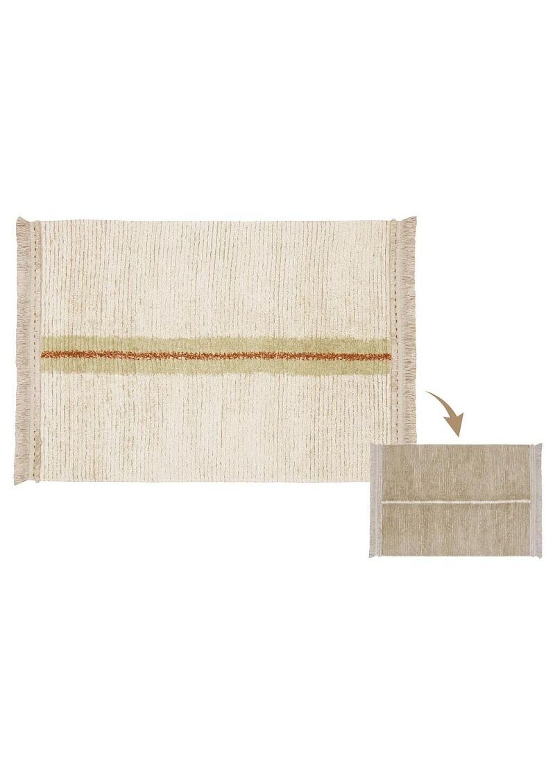 REVERSIBLE RUG DUETTO SAGE (140x200)