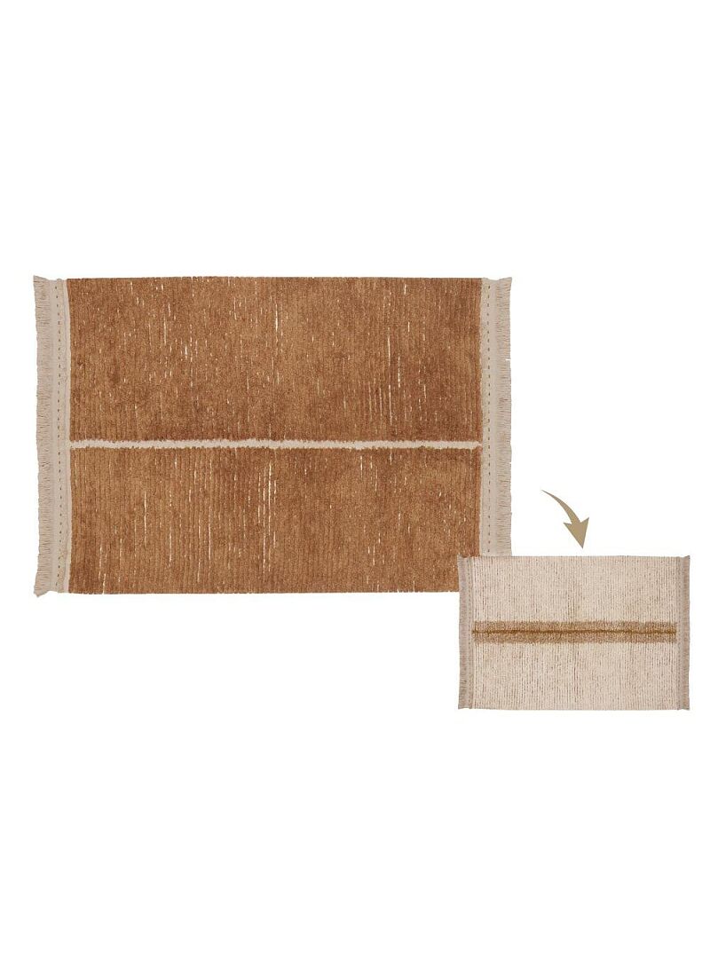 REVERSIBLE RUG DUETTO TOFFEE (140X200)