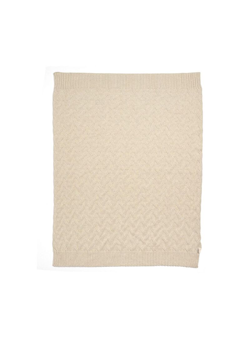 BLANKET (70X90) DUCKLING CABLE CREAM