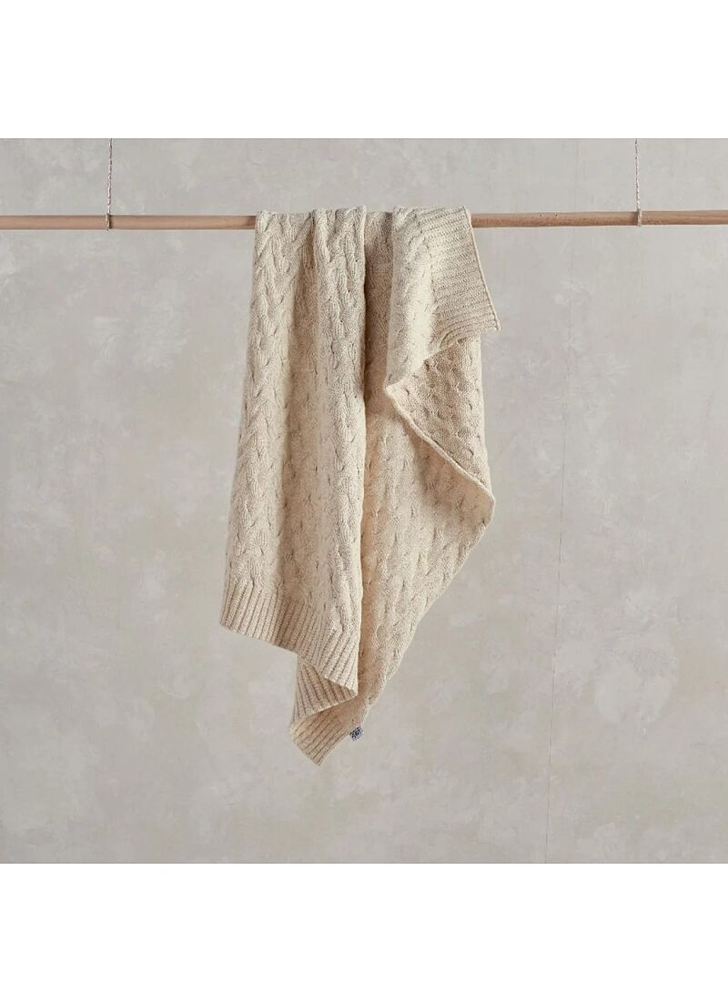 BLANKET (70X90) DUCKLING CABLE CREAM