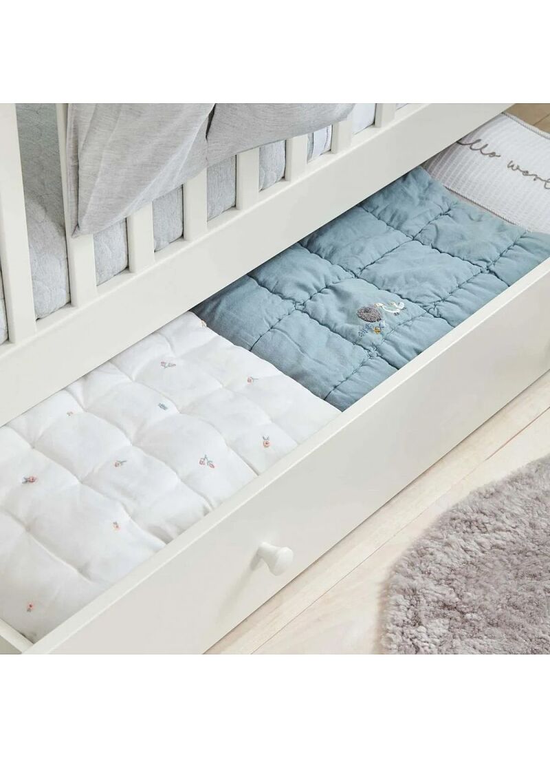 CRIB & DRESSER MIA WHITE