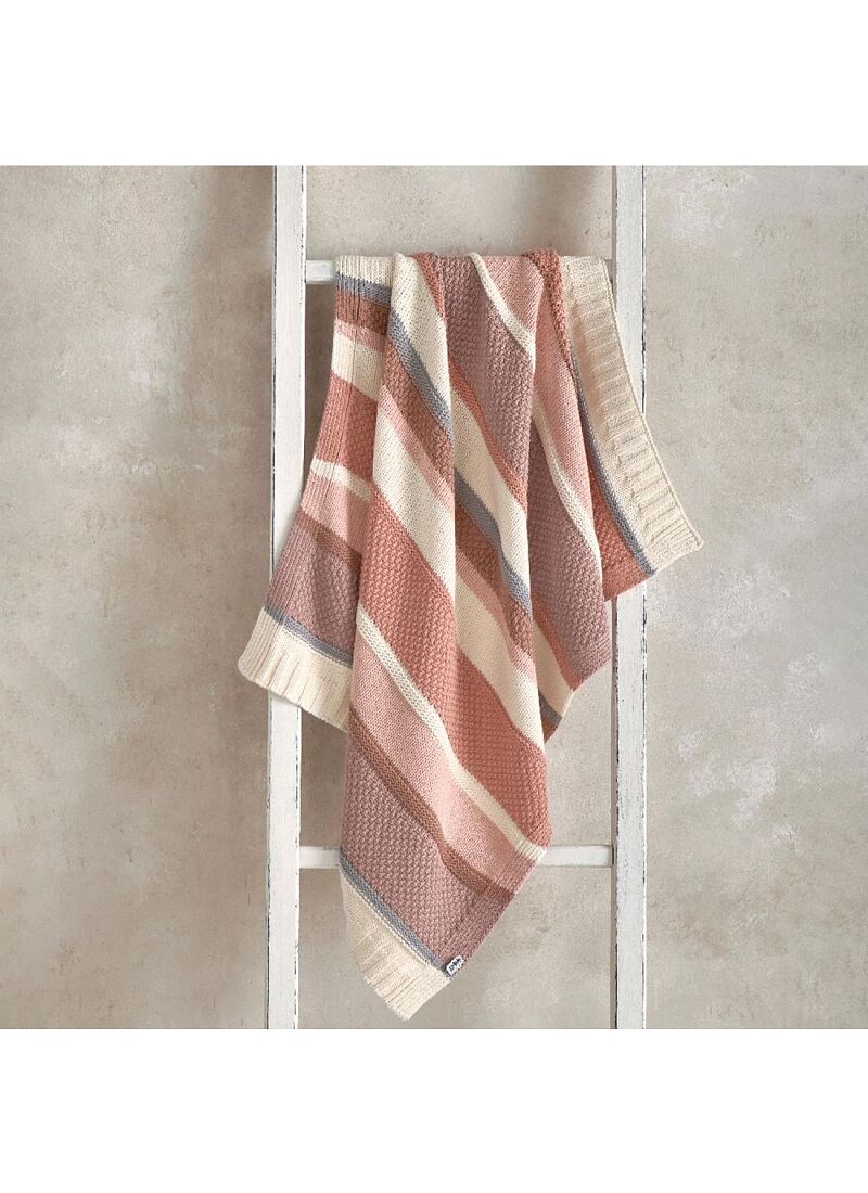 BLANKET (80X100) PINK BLOCK