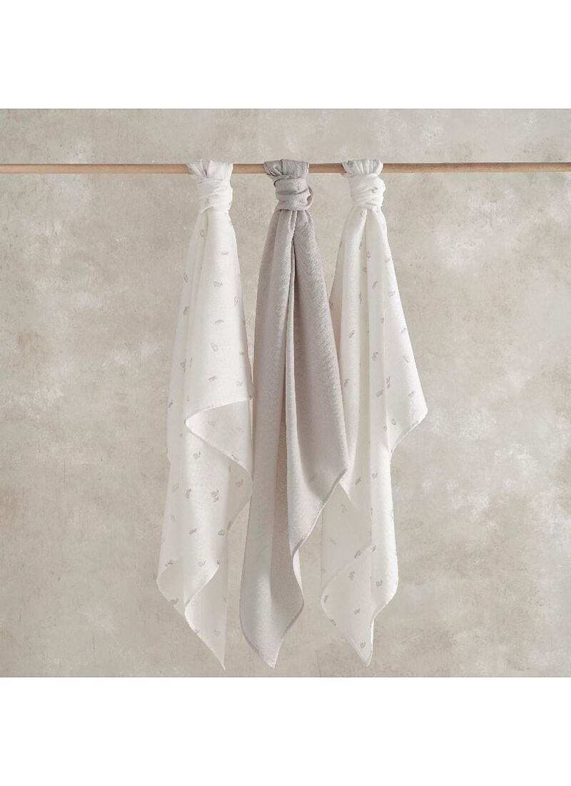 MUSLIN BLANKET (3PCS) BUNNY
