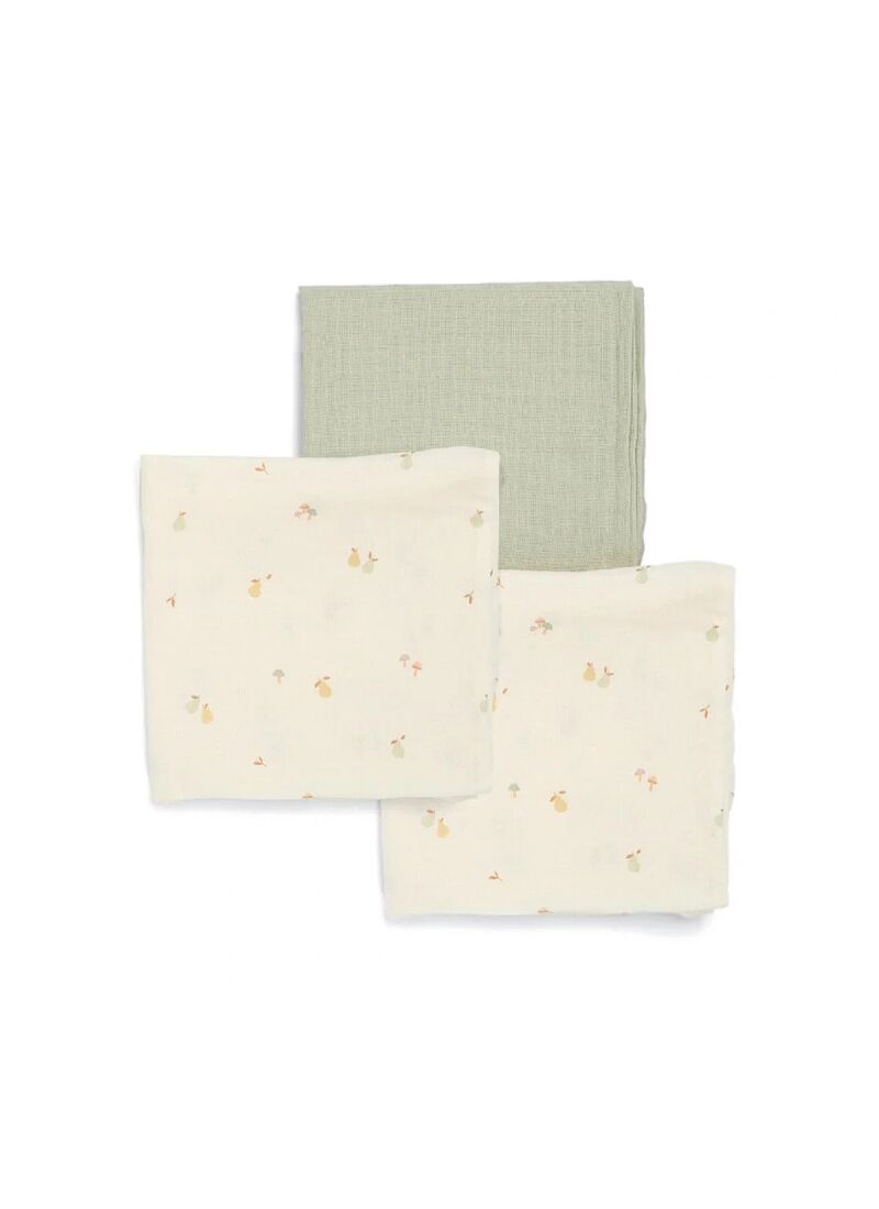 MUSLIN BLANKET (3PCS) ORCHARD