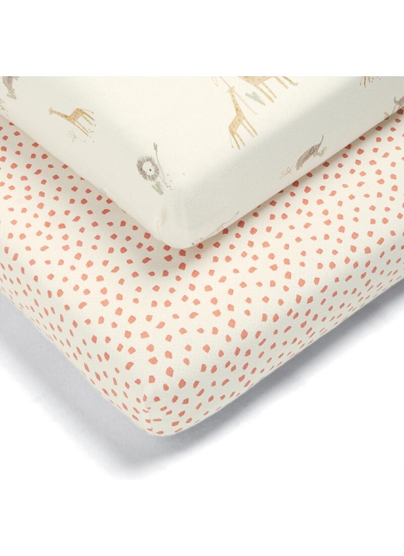 CRIB SHEETS (2PCS) JUNGLE