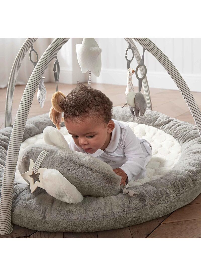 PLAY MAT GYM WELCOME TO THE WORLD GREY