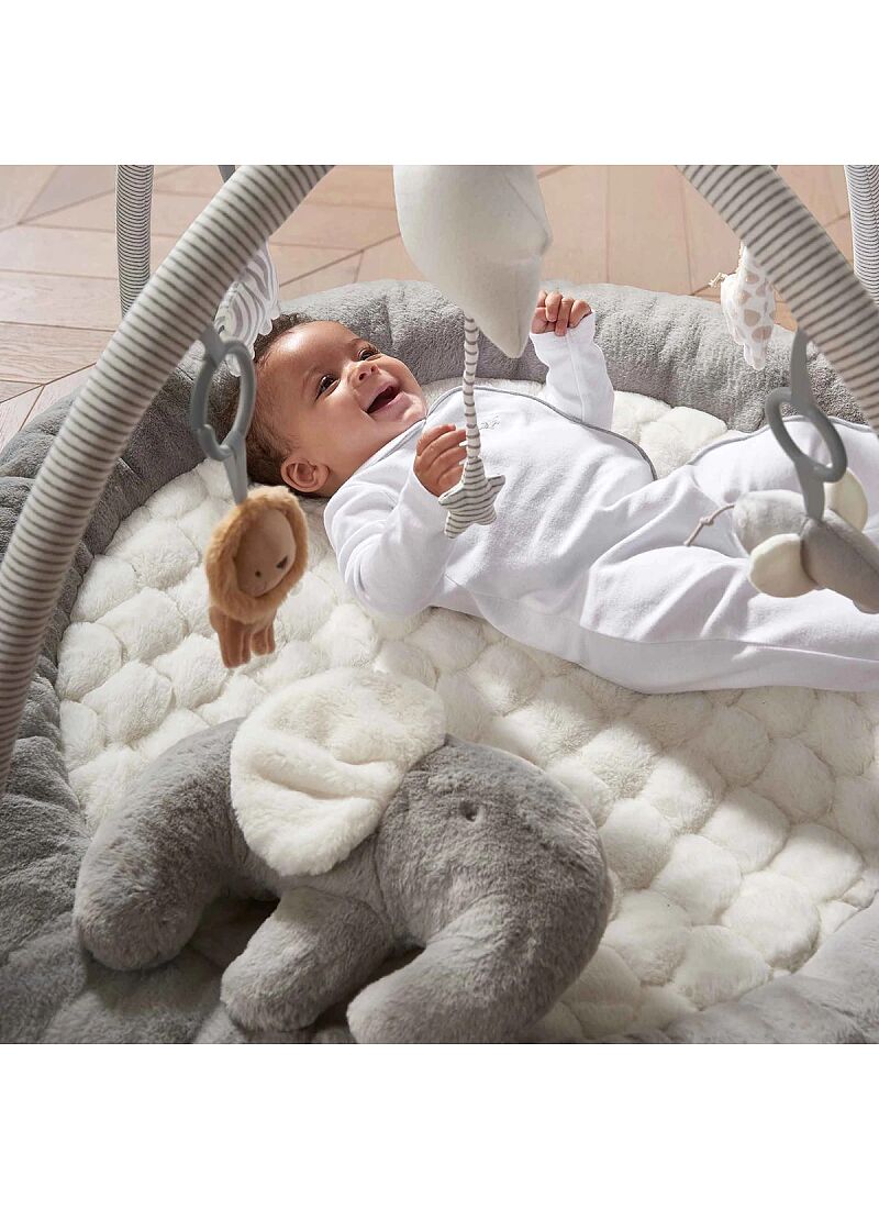 PLAY MAT GYM WELCOME TO THE WORLD GREY