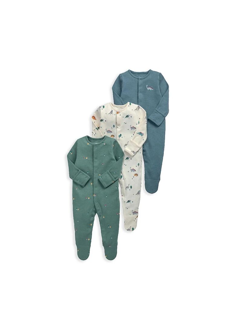 SLEEPSUITS 3PCS DINOSAURS