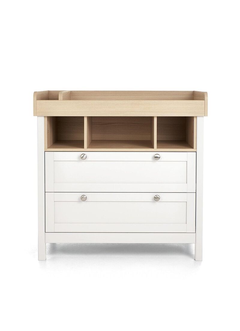 DRESSER-CHANGER UNIT HARWELL WHITE/NATURAL