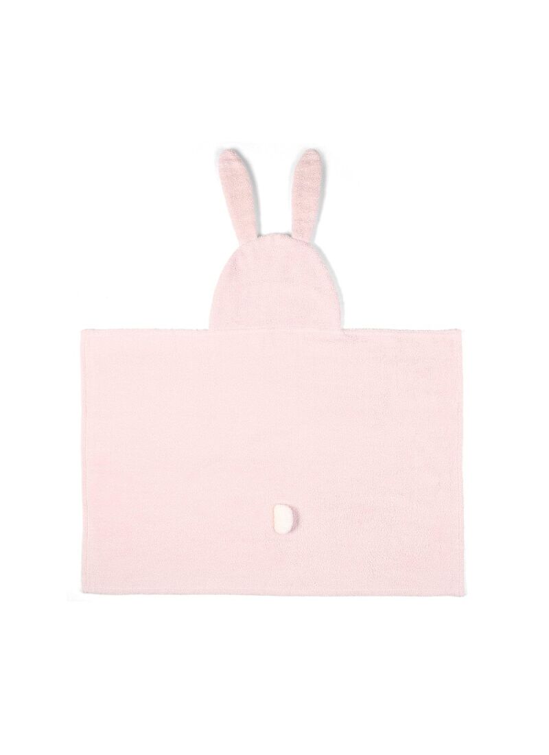 HOODED TOWEL BUNNY PINK