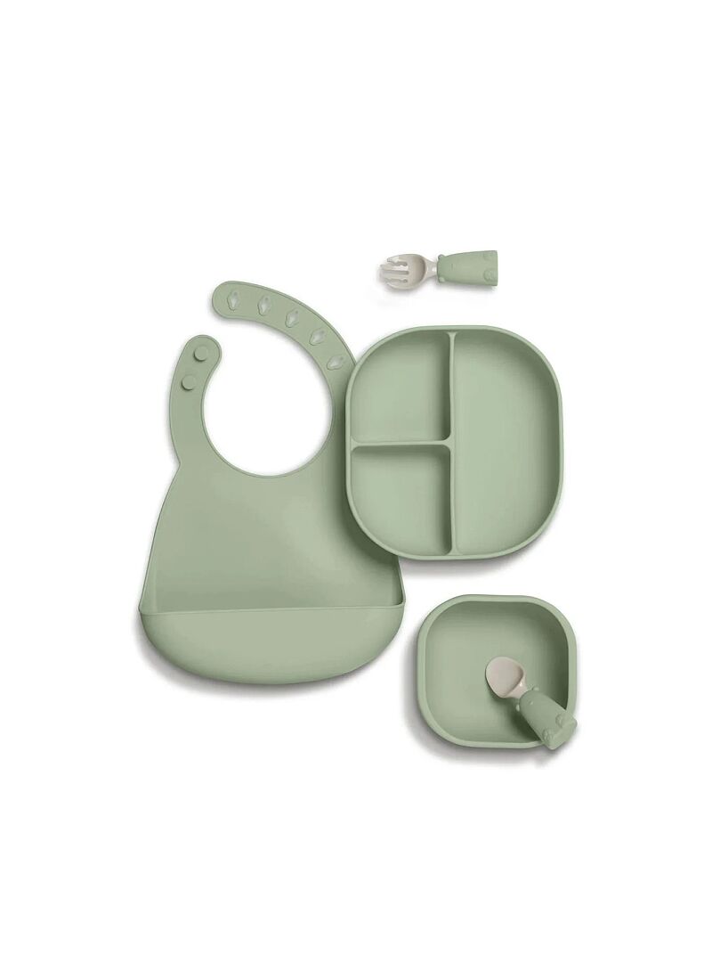 SILICONE DINNER SET KIWI