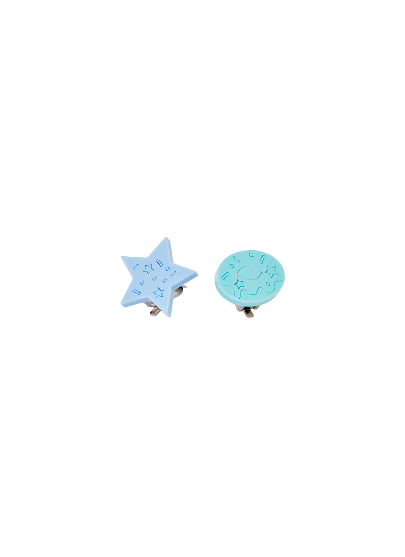 EARRINGS STAR DONUT