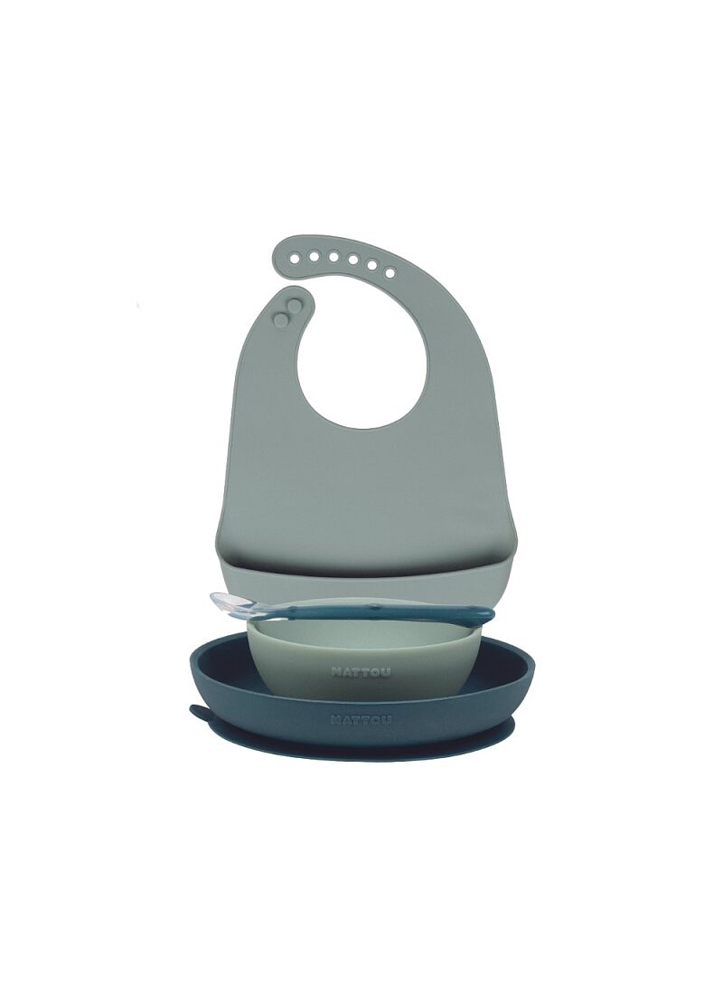 SILICONE DINNER SET GREEN