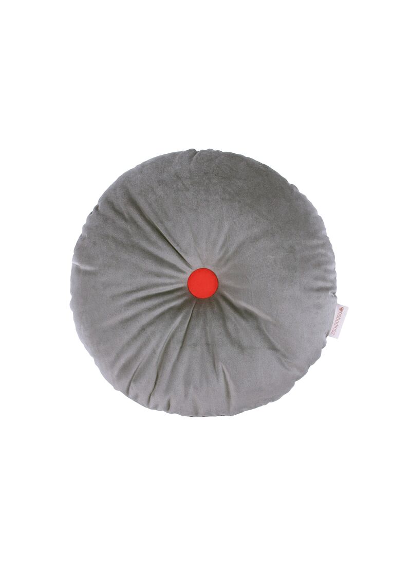 CUSHION VELVET SLATE GREY