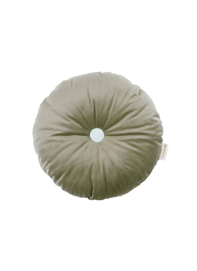 CUSHION VELVET OLIVE GREEN
