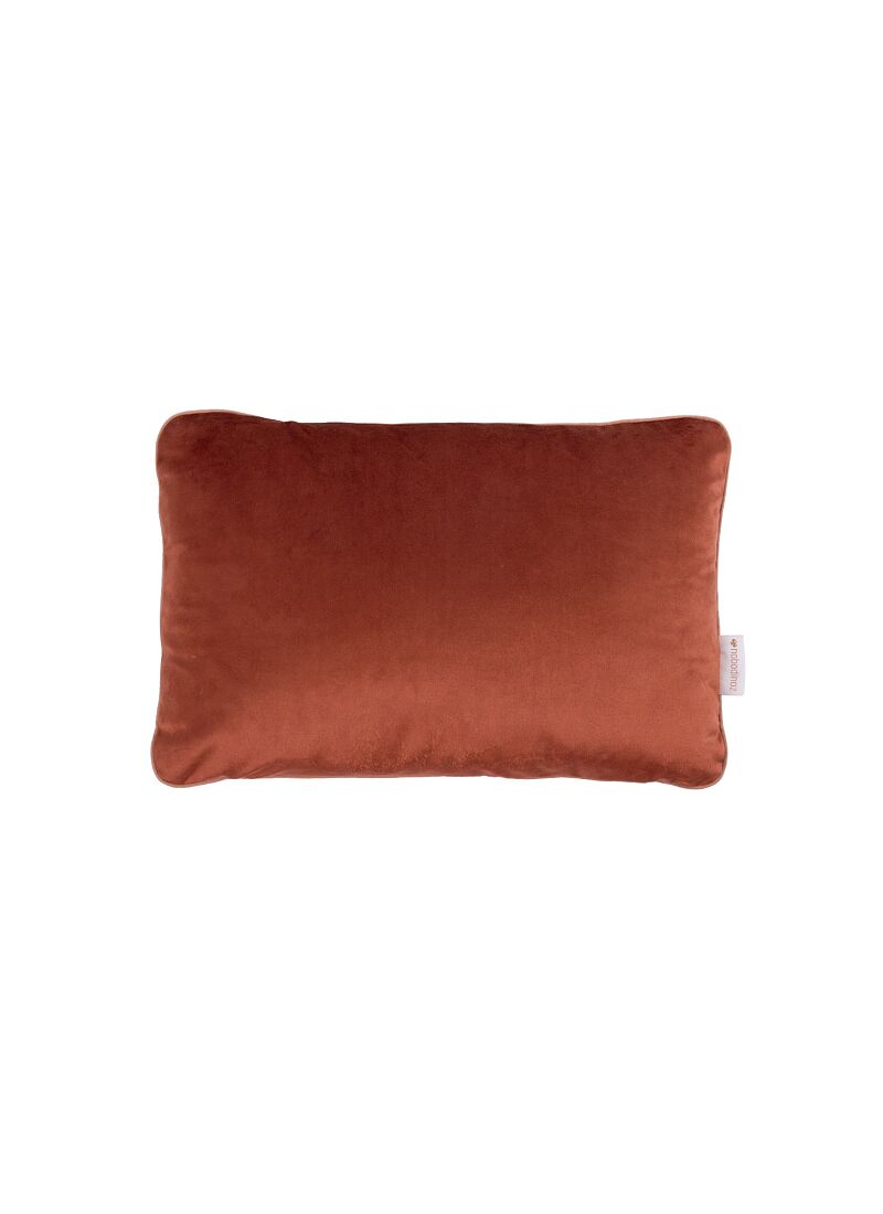 DOUBLE SIDED DECORATIVE PILLOW (44x28) VELVET WILD BROWN