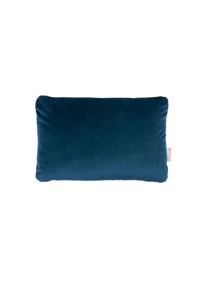 DOUBLE SIDED DECORATIVE PILLOW (44x28)  VELVET NIGHT BLUE