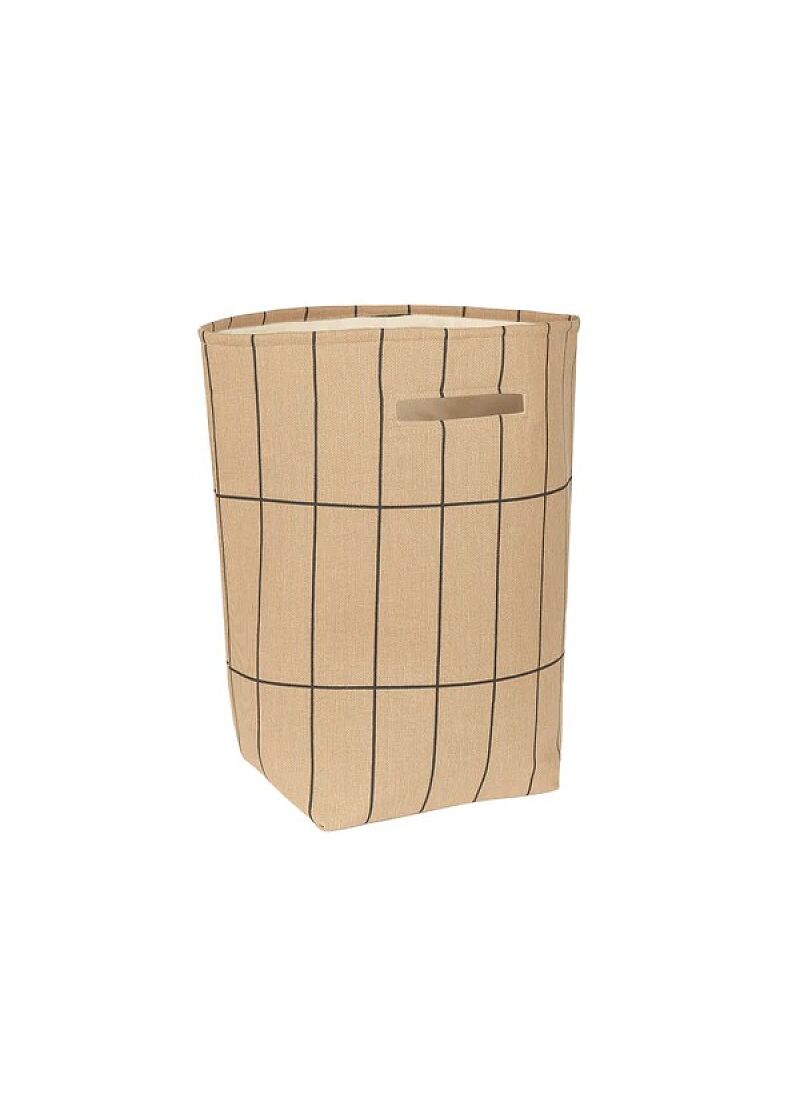 BASKET SAVANNA BROWN BLACK GRID