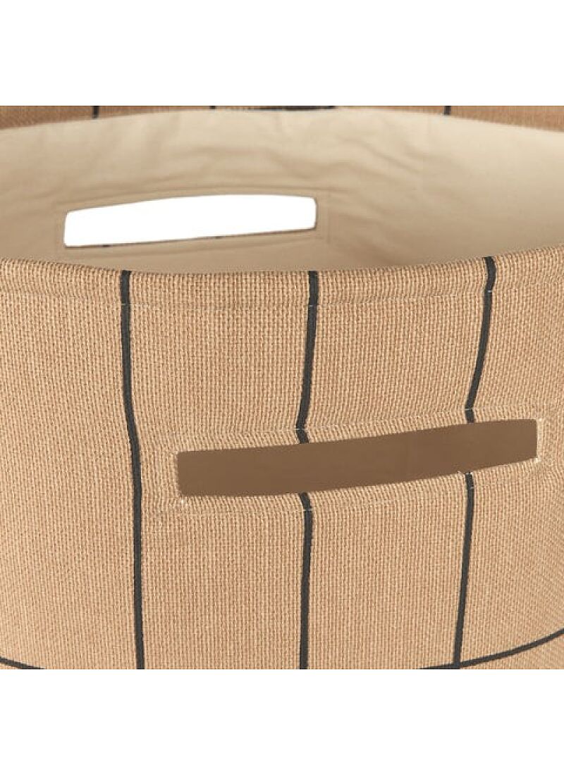 BASKET SAVANNA BROWN BLACK GRID