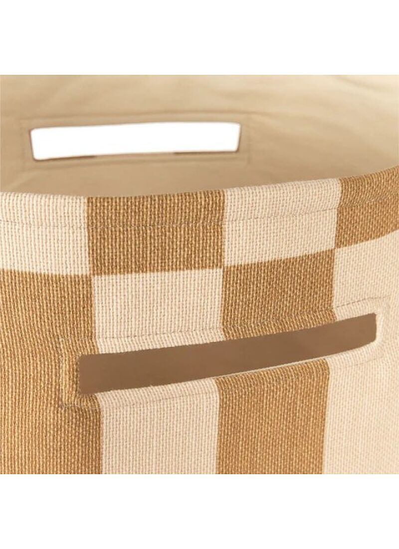 BASKET SAVANNA MUSTARD & SAND TILES