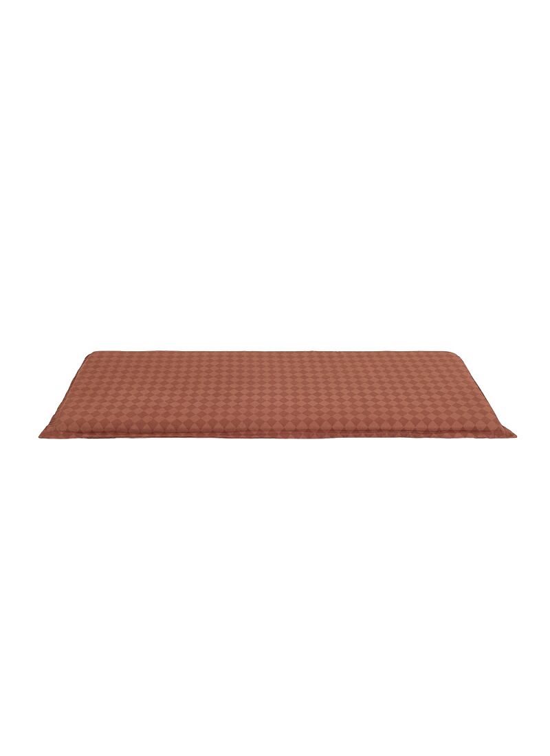 FLOOR MAT MAROON HARLEQUIN