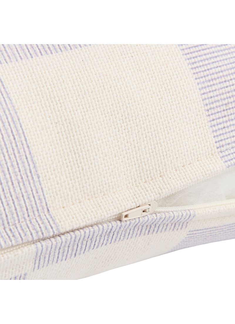 CUSHION (50x30) BLUE INK CHECKS