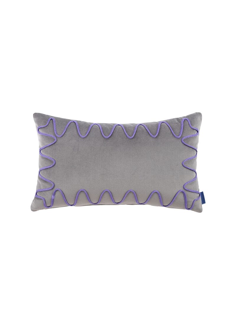 CUSHION (48x30) VELVET GREY