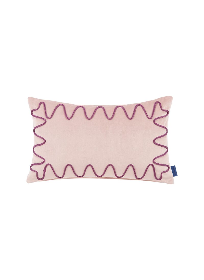 CUSHION (48x30) VELVET PINK