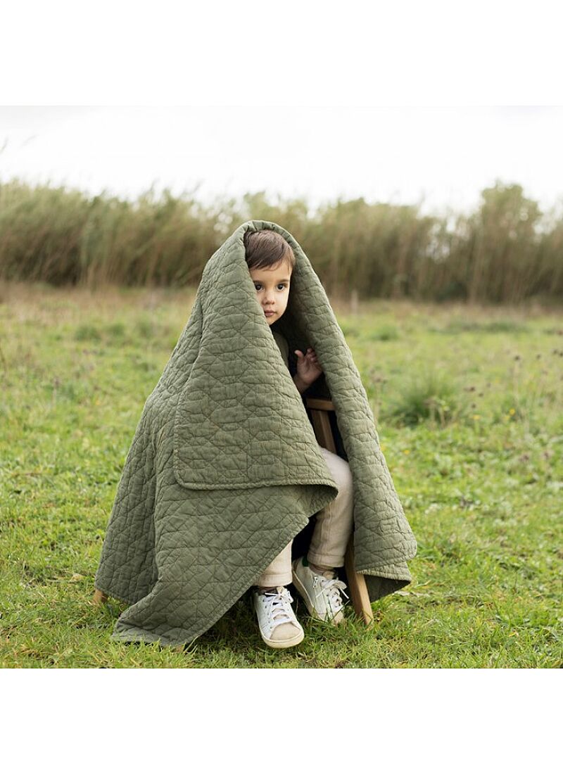 CRIB BLANKET (100x135) WABI SABI VETIVER