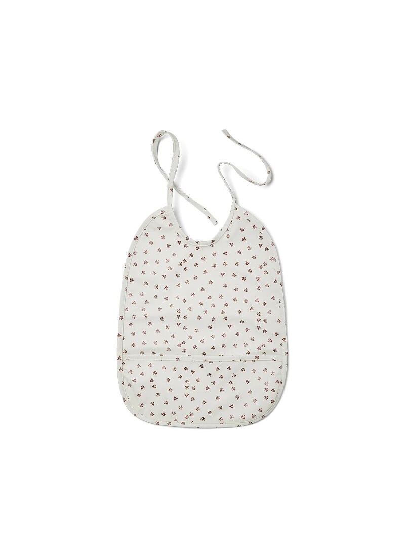 BABY BIB IDA CREAM LEAF