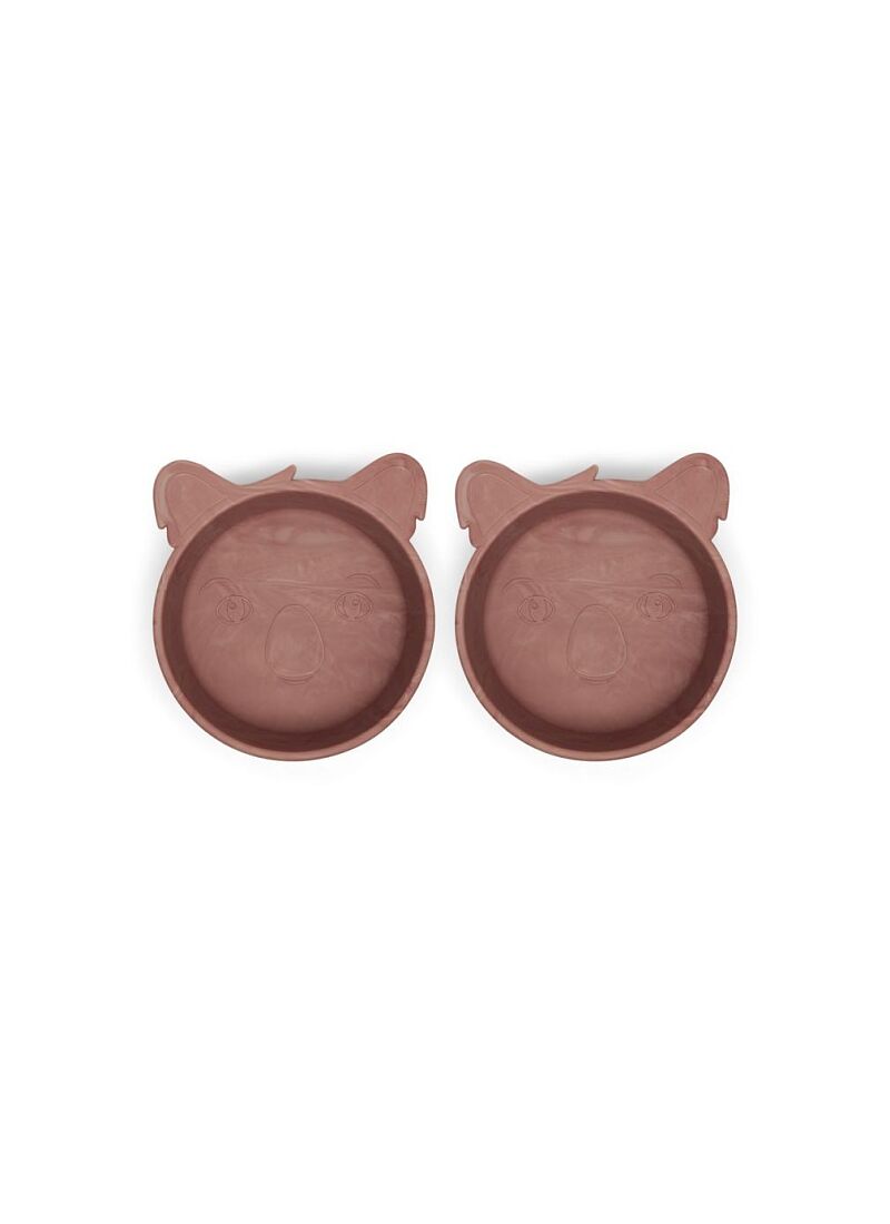 SILICONE BOWL ALEX KOALA RED MIX