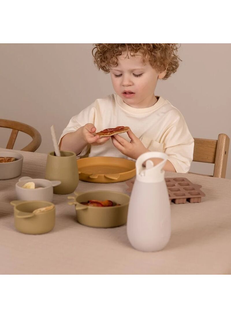 SILICONE SNACK BOWL ROSA OLIVE GREEN