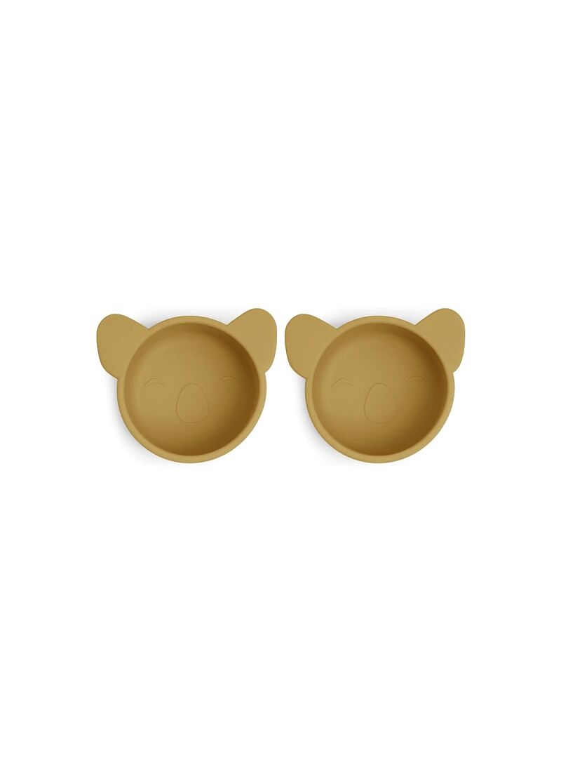 SILICONE SNACK BOWL ROSA DUSTY YELLOW