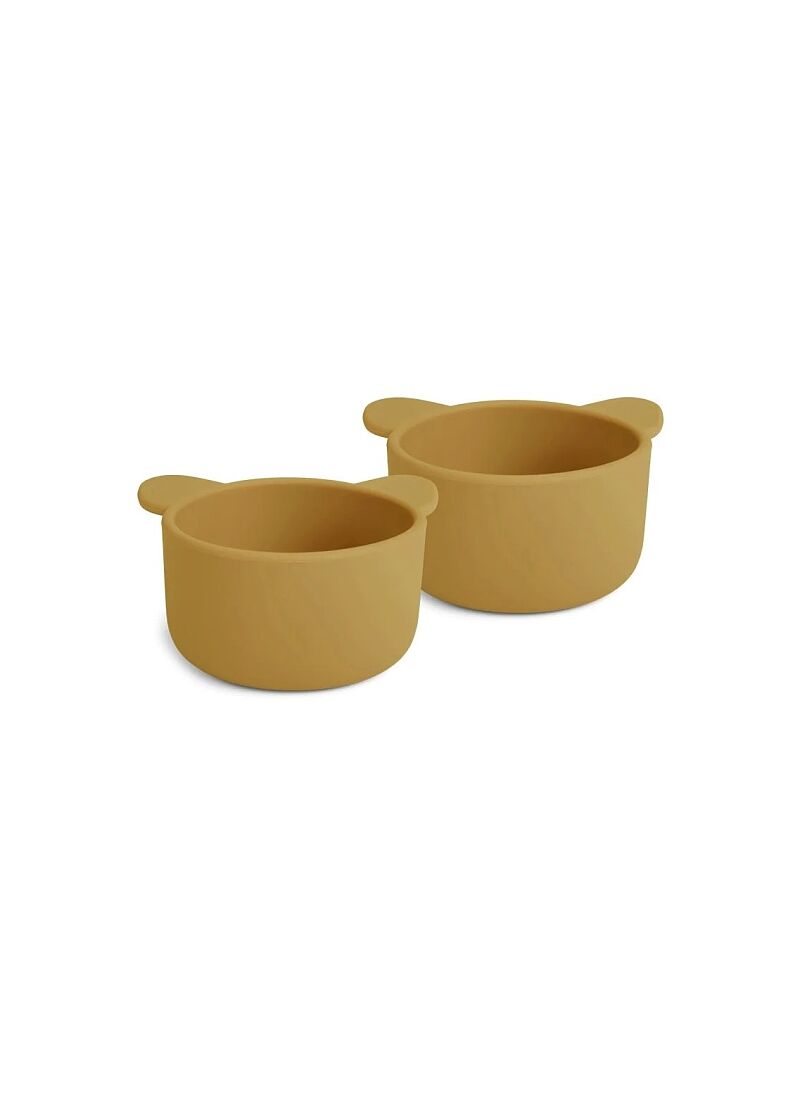 SILICONE SNACK BOWL ROSA DUSTY YELLOW