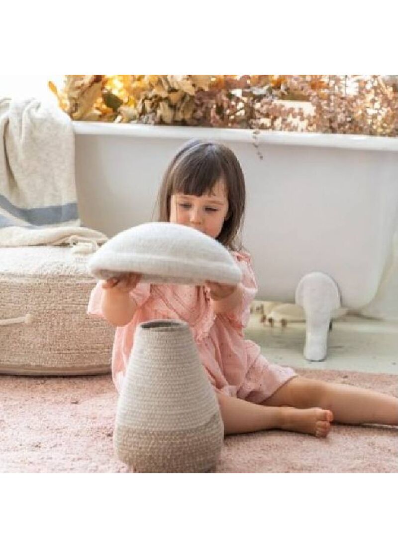 BASKET BABY MUSHROOM (23X27)