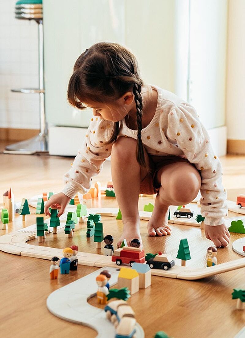 RUBBER ROAD & RAIL SYSTEM SET LARGE