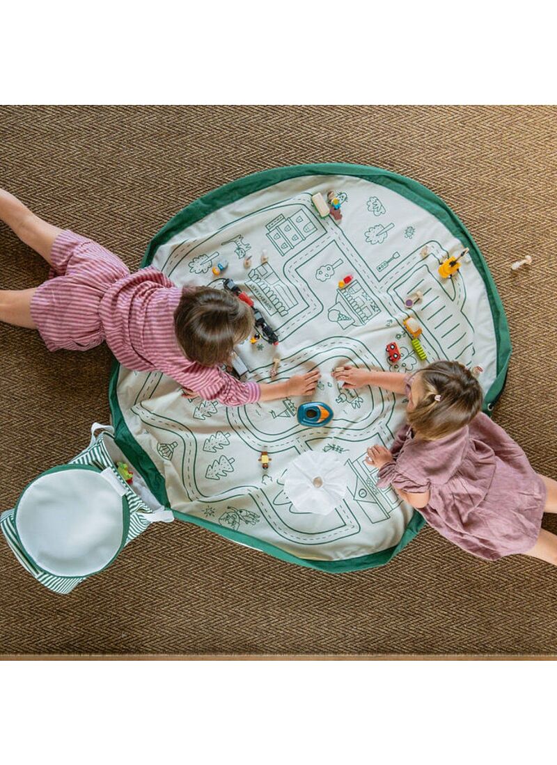 PLAYMAT-STORAGE BASKET HIGHWAY