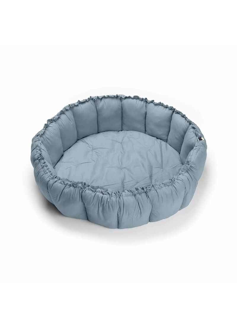 PLAY MAT-BABY NEST BLOOM DUSTY BLUE