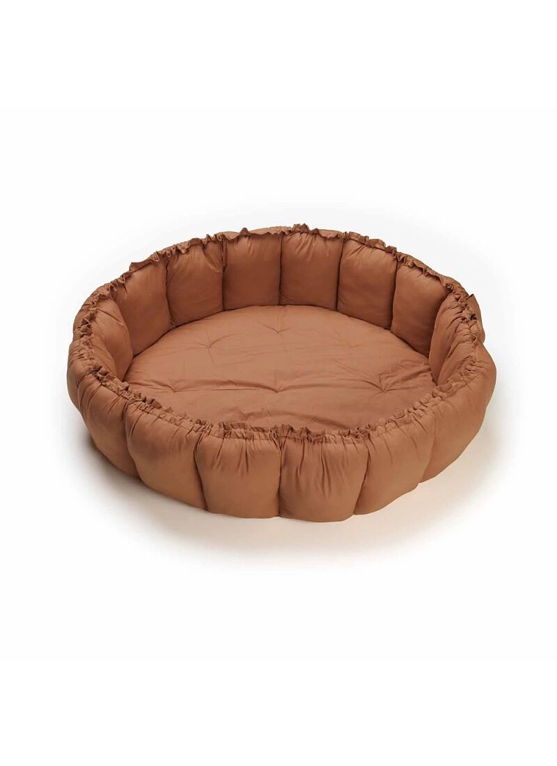 PLAY MAT-BABY NEST BLOOM TAWNY BROWN