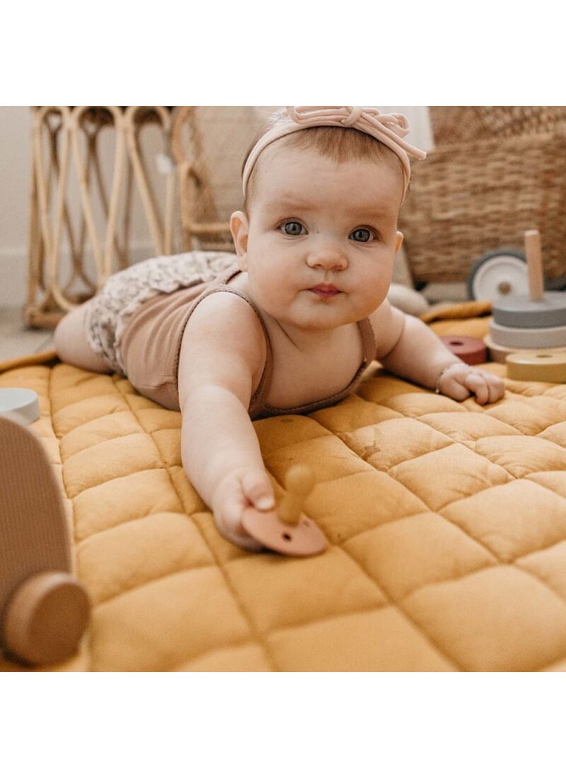 PLAY MAT-STORAGE MUSTARD CHAI TEA