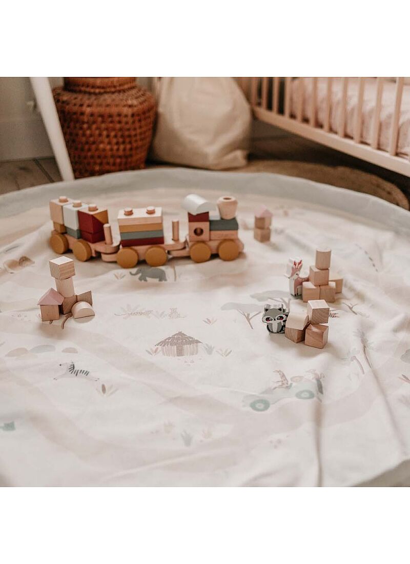 PLAY MAT-STORAGE BAG JUNGLE